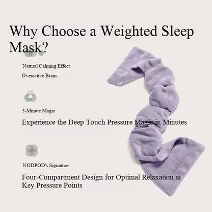 Weighted Eye Sleep Mask for Light Blocking Travel Eye Blindfold for Relaxation Gravity Sleep Patchs Eyeshade Sleepmask