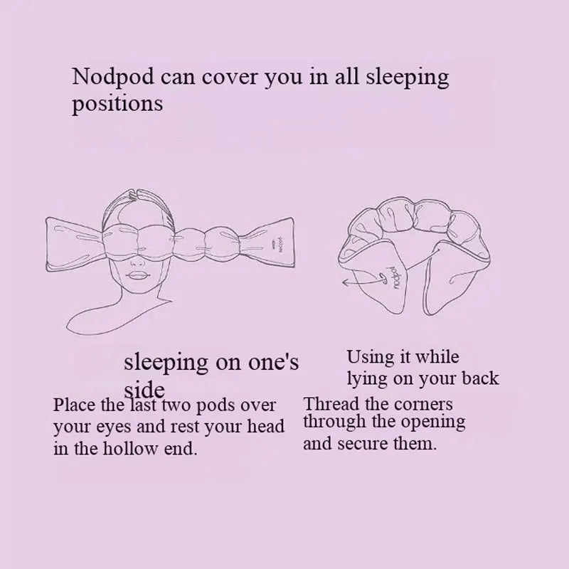 Weighted Eye Sleep Mask for Light Blocking Travel Eye Blindfold for Relaxation Gravity Sleep Patchs Eyeshade Sleepmask