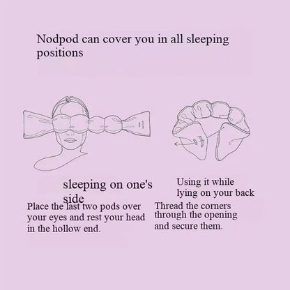 Weighted Eye Sleep Mask for Light Blocking Travel Eye Blindfold for Relaxation Gravity Sleep Patchs Eyeshade Sleepmask